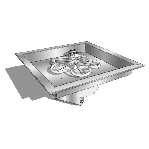 EI Square Bowl Pan - Flame Sensing with Electronic Hot Surface Ignition