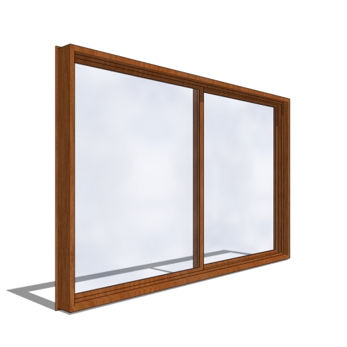 Reflections 5500 - Slider Window, Flange, Horizontal Assembly