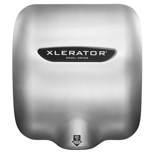 CAD Drawings BIM Models Excel Dryer Inc. XLERATOR® Hand Dryer: Brushed Stainless Steel Cover
