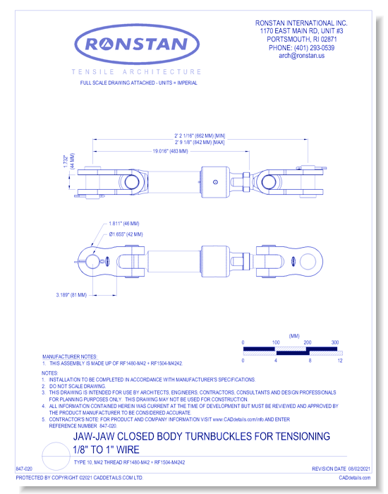 Type 10, M42 Thread RF1480-M42 + RF1504-M4242