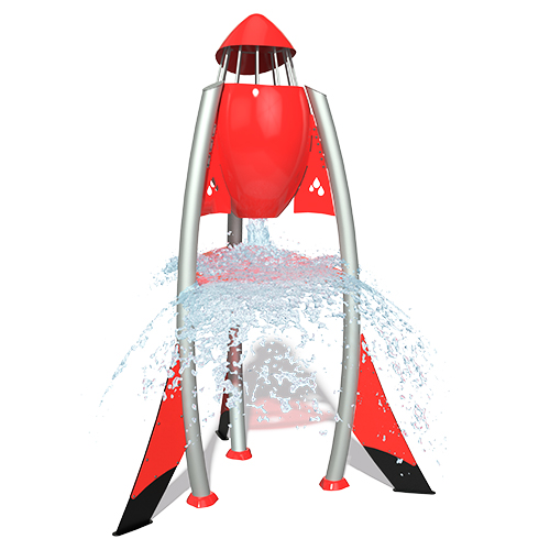 CAD Drawings Aquatix by Landscape Structures RocketShip FlashFlood