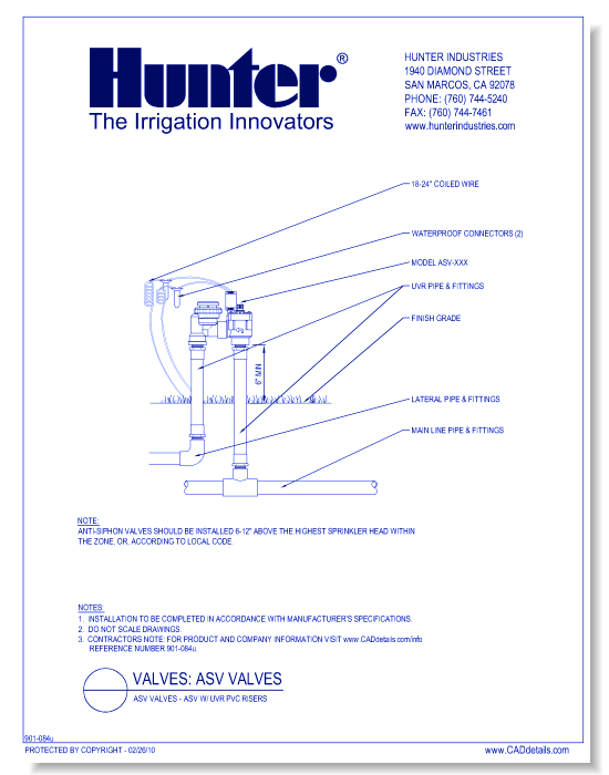 Valves - ASV - ASV w/ UVR PVC Risers