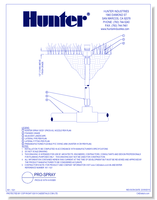 PROS-00 With IH Riser