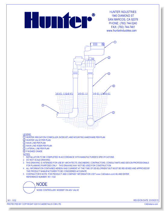 Node Controller: NODEBT on ASV Valve