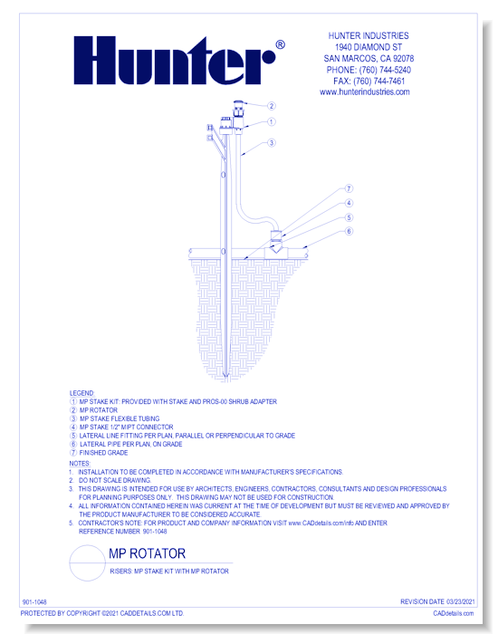 Risers: MP Stake Kit with MP Rotator