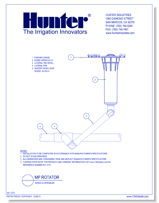 MP Rotator - MPR40-04 Sprinkler (3 of 4)
