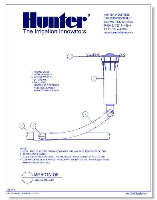 MP Rotator - MPR40-04 Sprinkler (4 of 4)
