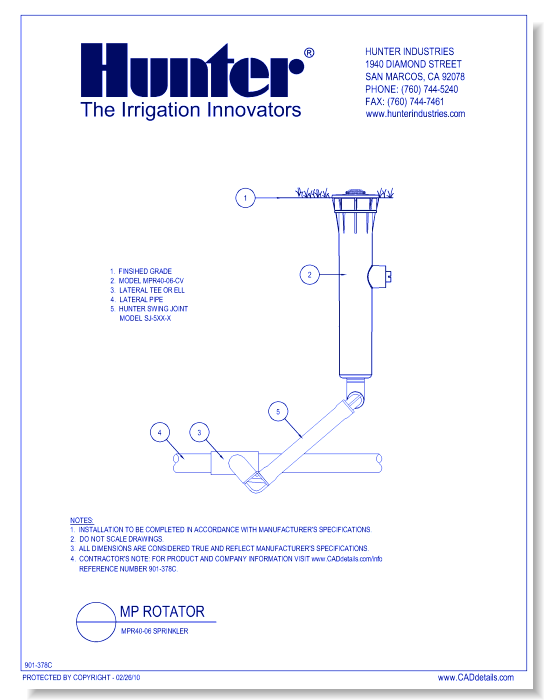 MP Rotator - MPR40-06 Sprinkler (3 of 4)