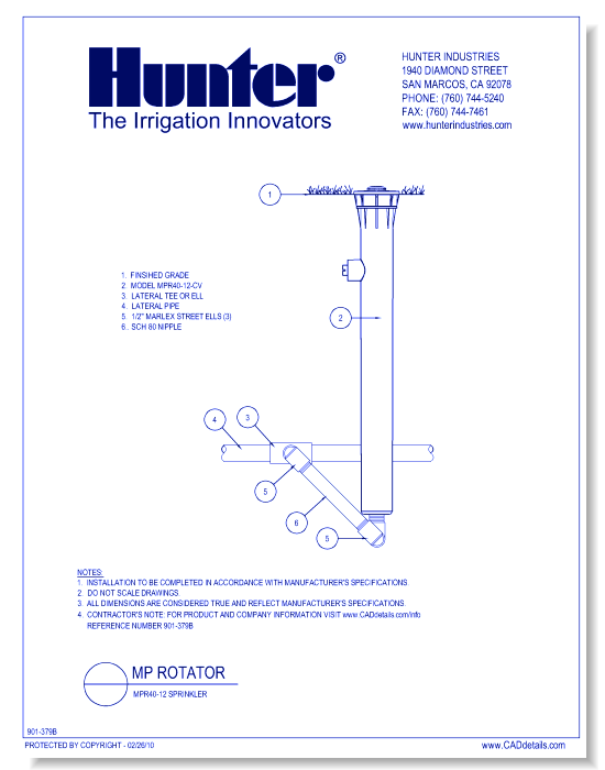 MP Rotator - MPR40-12 Sprinkler (2 of 4)