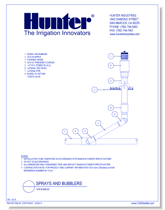 Sprays and Bubblers - AFB Bubbler (1 of 4)