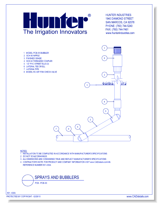 Sprays and Bubblers - PCB - PCB-XX (1 of 4)