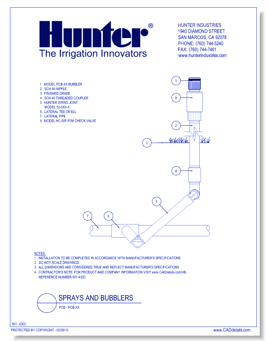 Sprays and Bubblers - PCB - PCB-XX (3 of 4)