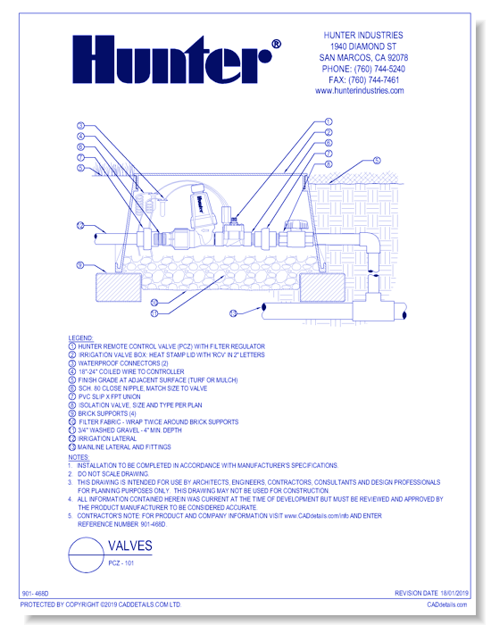Valves - PCZ-101 Drip Zone Control Kit - 10" Round Valve Box (4 of 4)
