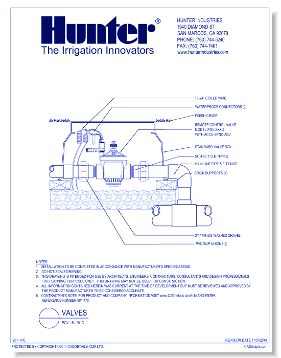 Valves - PGV-151-201G