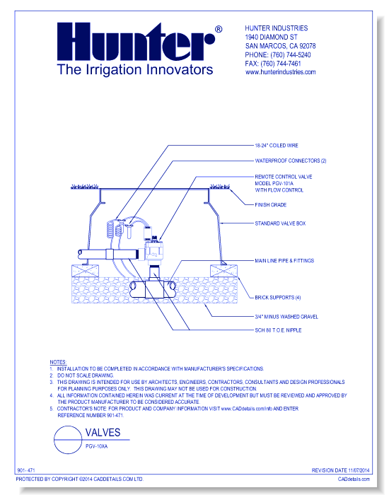 Valves - PGV-10XA