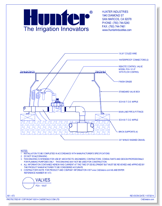 Valves - PGV-10XJT