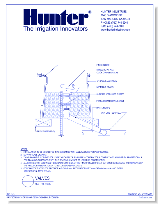 Valves - QCV - HQ-44XRC