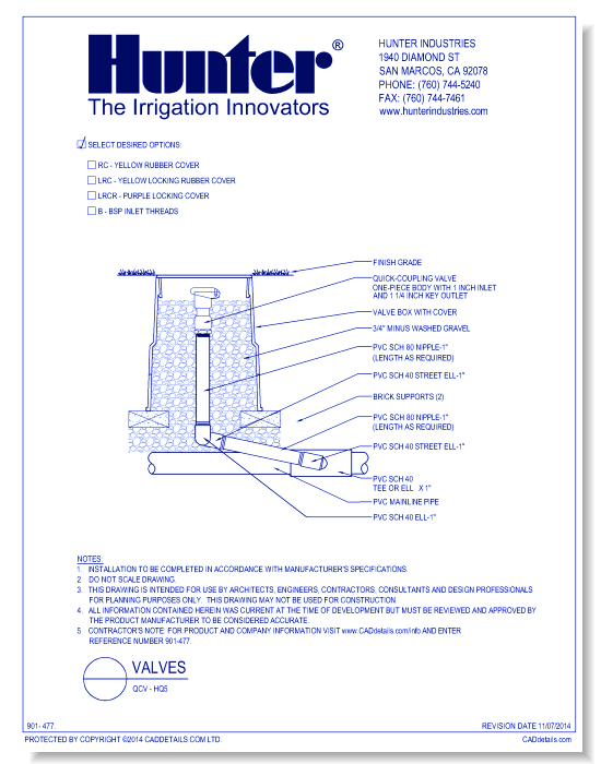 Valves - QCV - HQ5