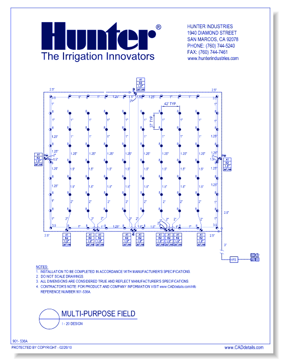 Multi-Purpose Field - I-20 Design