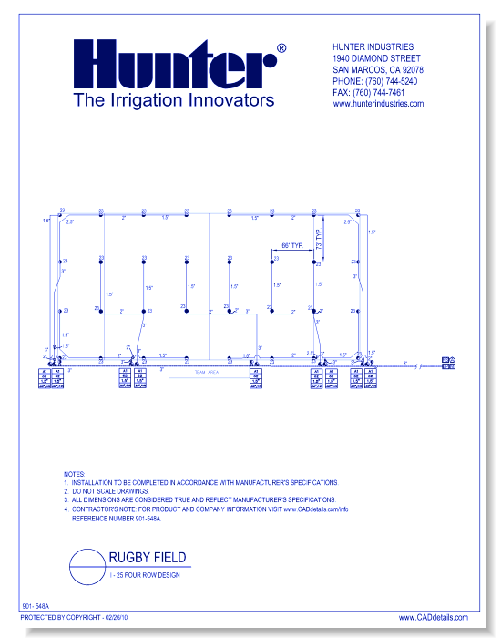 Rugby Field - I-25 Four Row Design (1 of 2)