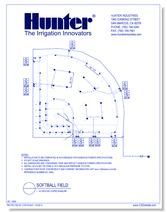 Softball Field - I-40 Design Looped Mainland (1 of 2)