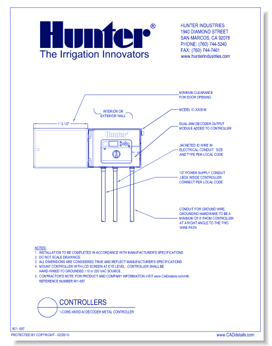 Controllers - I-CORE-4800D-M Decoder Metal Controller