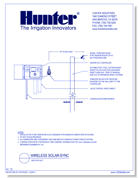 Wireless Solar-Sync - WSS with ACC