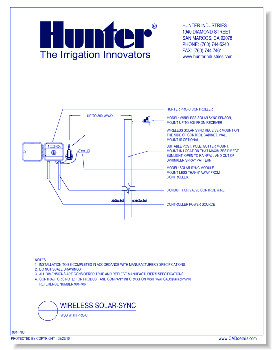 Wireless Solar-Sync - WSS with PRO-C