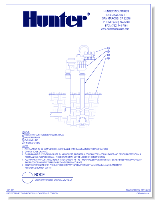 Node Controller: NODE on ASV Valve