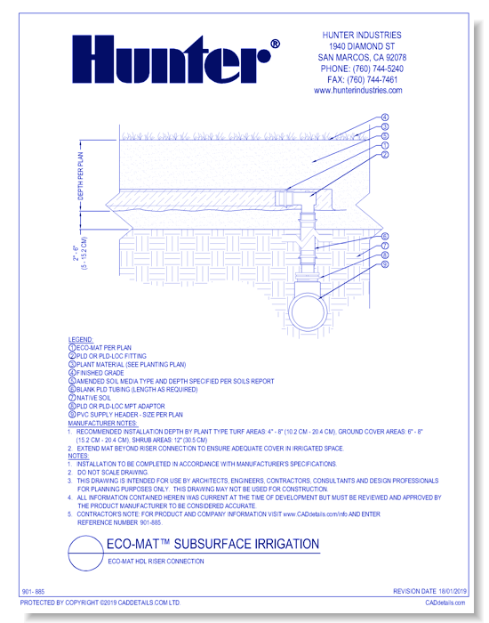 ECO-MAT HDL Riser Connection