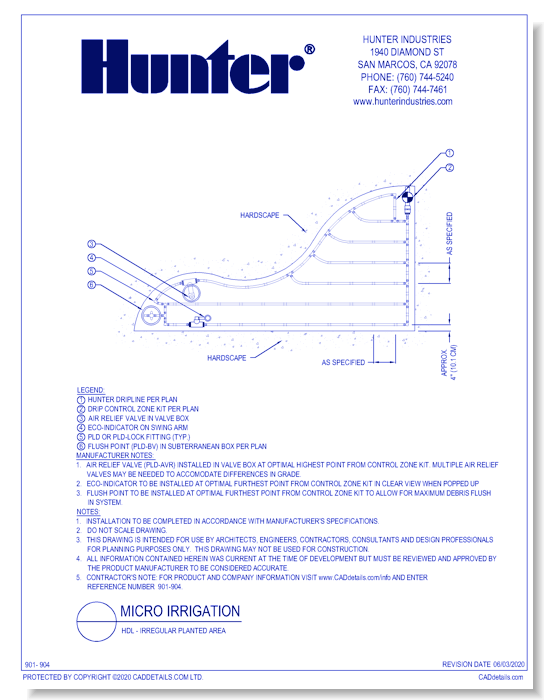HDL - Irregular Planted Area