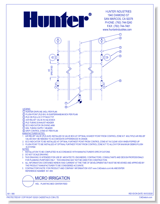HDL - Planting Bed Center Feed