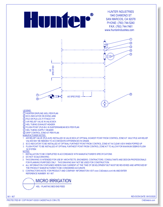 HDL - Planting Bed End Feed