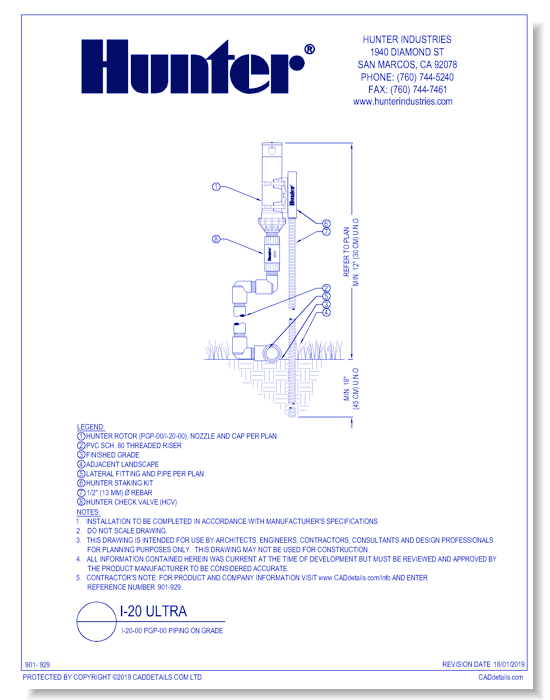 Rotors: I-20-00 PGP-00 Piping on Grade