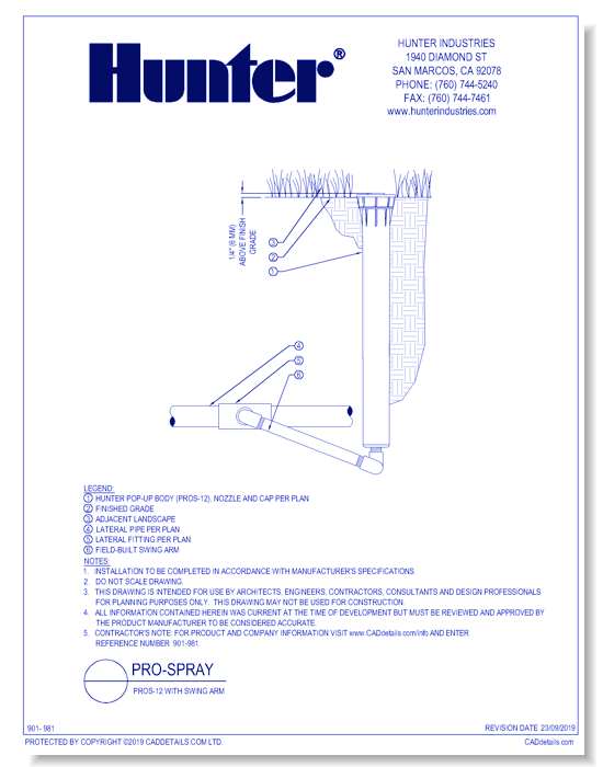 PROS-12 With Swing Arm