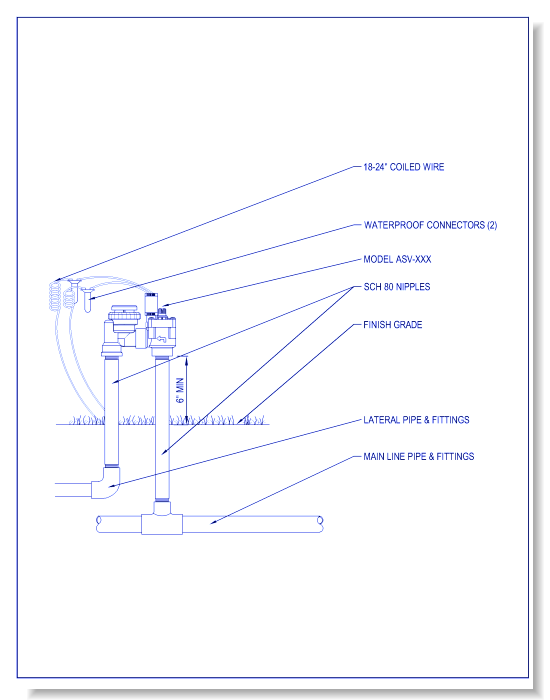 Valves - ASV - ASV w/ SCH 80 Nipple Risers