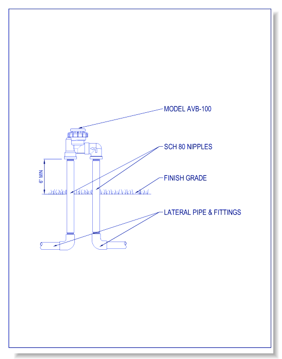 Valves - AVB - AVB w/ SCH 80 Nipple Risers