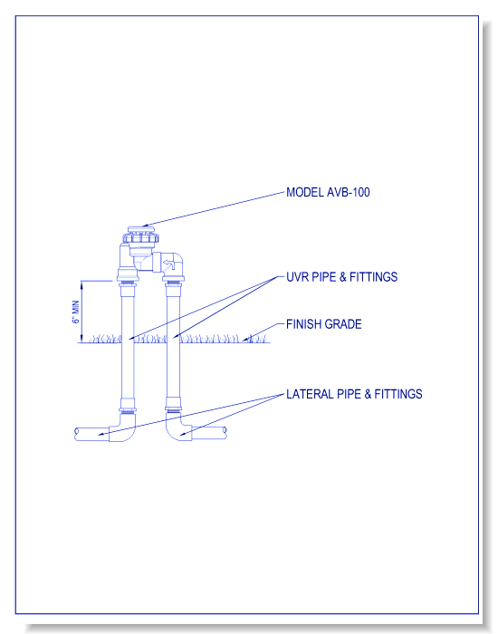 Valves - AVB - AVB w/ UVR PVC Risers