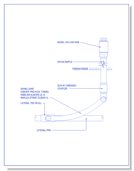 Valves - HCV-XXF-XXM - HCV Check Valve w/ Check Valve & w/ Pro Flex Tubing