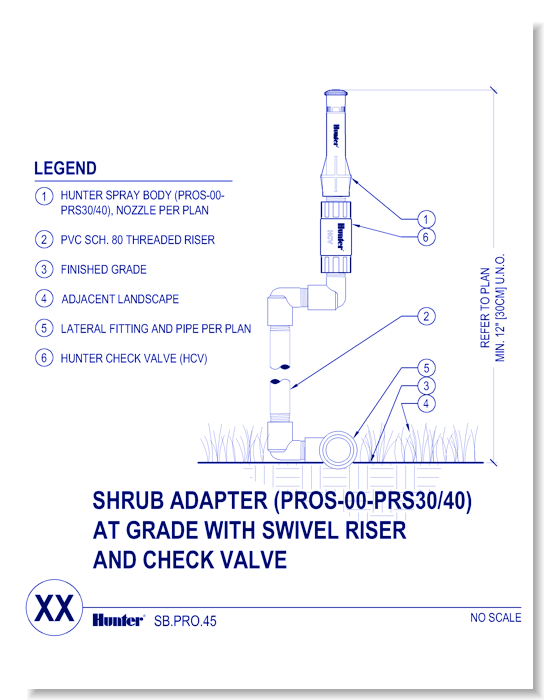 PROS-00-PRS30 PRS40 With Swivel Riser And Check Valve