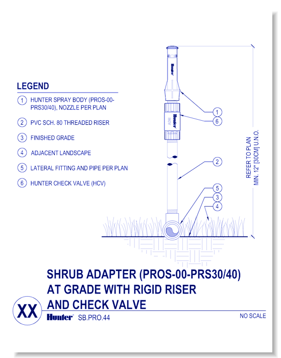 PROS-00-PRS30 PRS40 With Rigid Riser And Check Valve