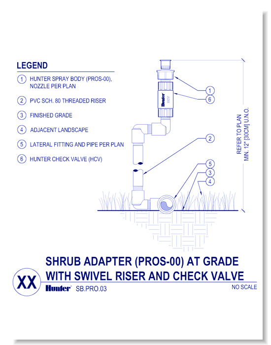 PROS-00 With Check Valve And Swivel Riser