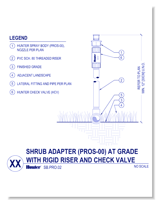 PROS-00 With Check Valve And Rigid Riser