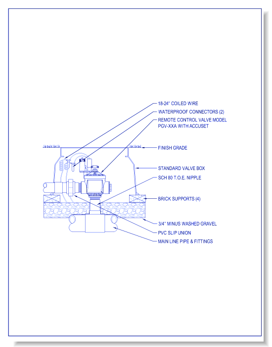 Valves - PGV-151 - 2001A - PGV Valve w / 1 1/2 - 2 Inch Angle Valve w/ Accuset & Unions