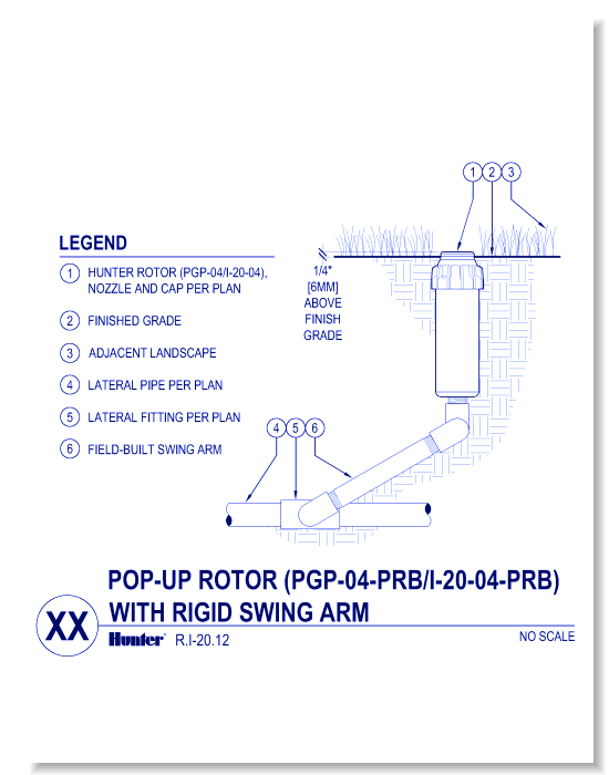 Rotors: I-20-04 PRB PGP-04- with Swing Arm