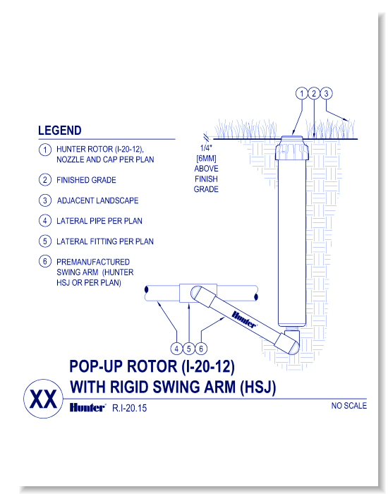 Rotors: I-20-12 with HSJ Swing Arm