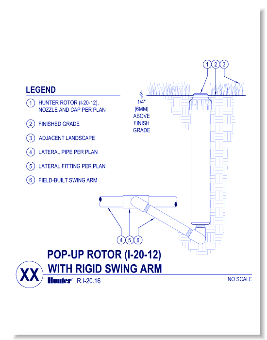 Rotors: I-20-12 with Swing Arm