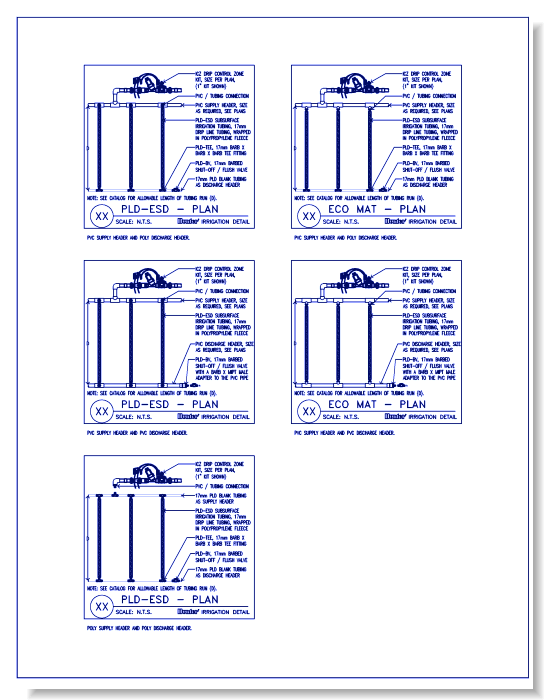 PLD-ESD Installation Detail - Plan
