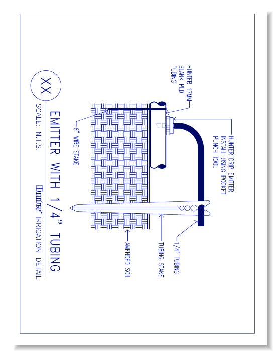 Drip Emitters - Tubing and Supply Stake