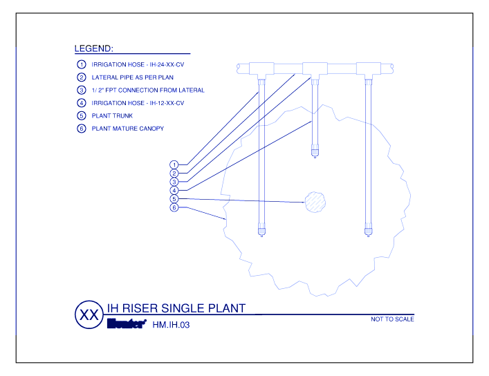IH Riser Single Plant